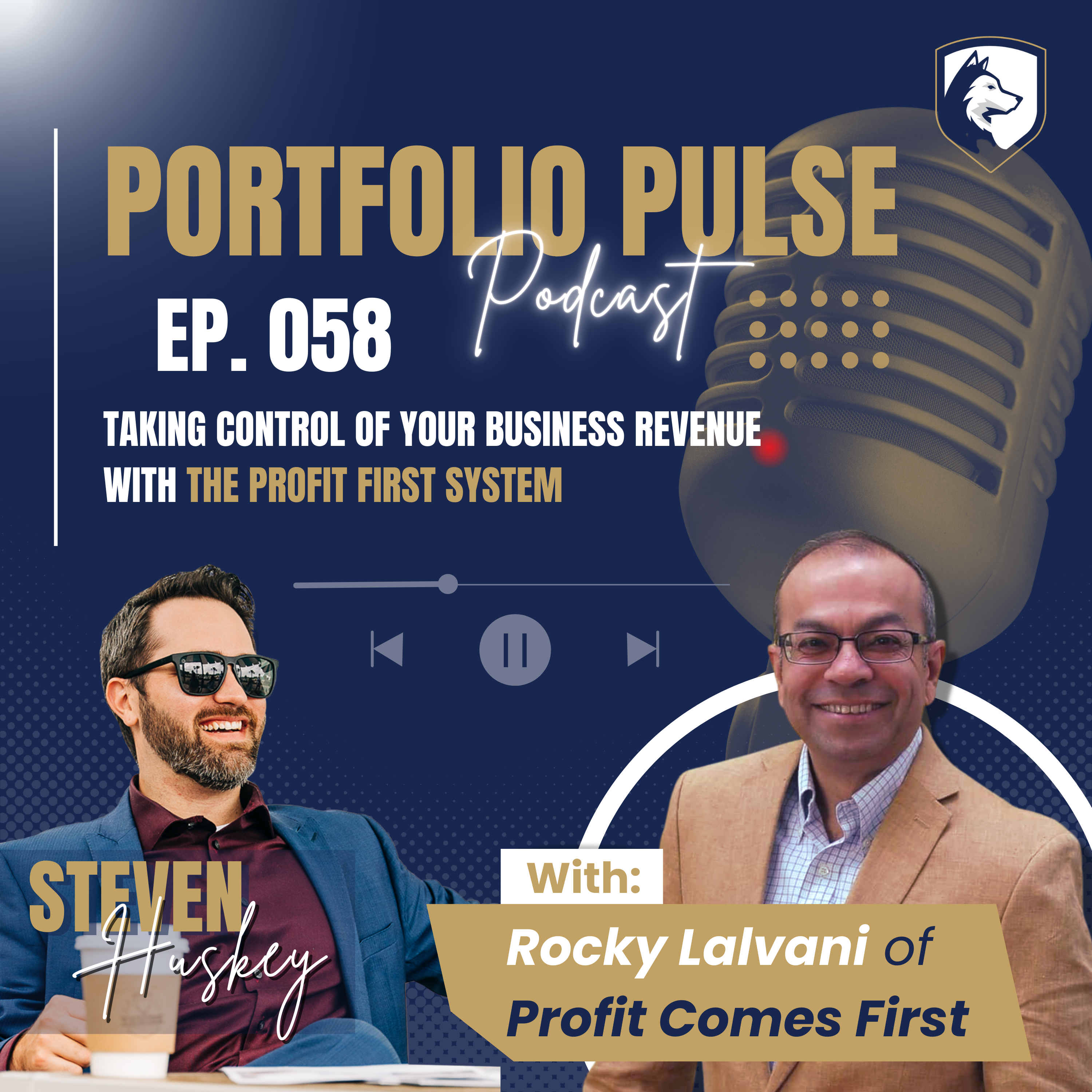 Podcast art Portfolio Pulse Ep 58 Steven Huskey.